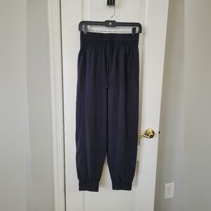 Abercrombie & Fitch YPB motionTEK High Rise Joggers Onyx Black Size XS